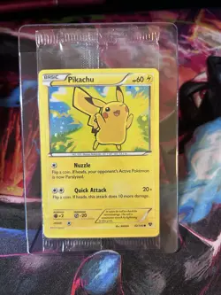 Pokemon Pikachu TCG 42/146 2014 XY Movie Promo Card, Sealed - Image 1