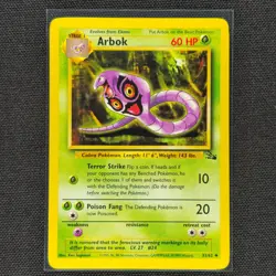 Arbok - 31/62 - Uncommon - Fossil Set- Pokemon Card - VLP - Image 1