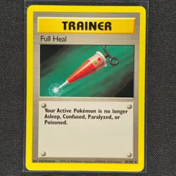 Full Heal - 82/102 - Uncommon - Base Set - Pokemon Card - VLP - Image 1