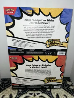 2- Pokemon Ascended Heroes Mega ex Box Bundle Feraligatr / Emboar IN HAND 🔥 - Image 2