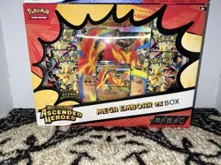2- Pokemon Ascended Heroes Mega ex Box Bundle Feraligatr / Emboar IN HAND 🔥 - Image 3