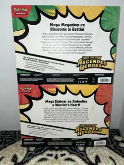 Pokemon Ascended Heroes Mega ex Box (Meganium, Emboar) TCG - Factory Sealed ⭐ - Image 2