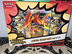 Pokemon Ascended Heroes Mega ex Box (Meganium, Emboar) TCG - Factory Sealed ⭐ - Image 4