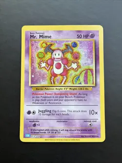 Pokemon TCG Mr Mime 013/034 Classic Collection CLB Card NM - Image 1