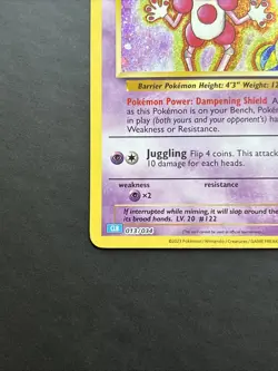 Pokemon TCG Mr Mime 013/034 Classic Collection CLB Card NM - Image 5