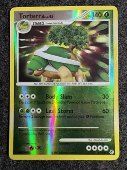 Pokemon TCG Torterra Diamond and Pearl 17/130 Reverse Holo 140 HP - Image 1