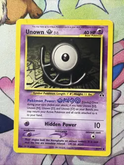 Unown U - 51/75 - Pokemon Neo Discovery - HP - Image 1