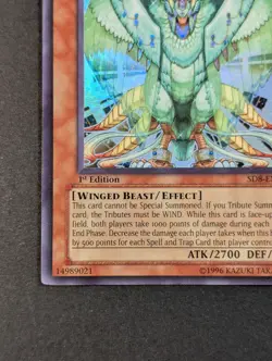 Yugioh TCG - 1x Simorgh, Bird of Divinity - SD8-EN001 - NM - 1st Ed - Ultra Rare - Image 5