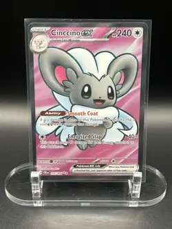 2026 Pokemon Chaos Rising Cinccino ex 105/086 Ultra Rare NM - Image 1