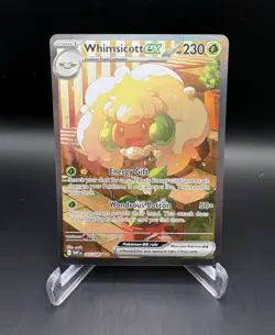 Pokemon Whimsicott ex Special Illustration Rare Holo SV: White Flare 165/086 EX - Image 1