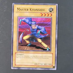 Yugioh TCG - 2x Master Kyonshee - PGD-053 - LP/NM - 1st Ed - Vintage Common 2003 - Image 2