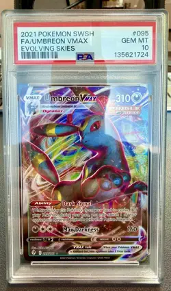 Pokemon Umbreon VMAX 095/203 Evolving Skies - PSA 10 - Image 1