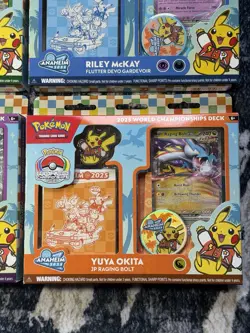 NEW Release Lot Of 4 Pokemon 2025 World Championship 2 Deck Set Factory Sealed - Image 3