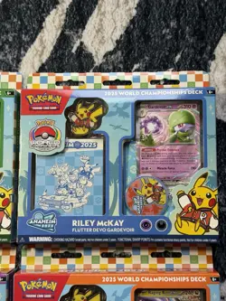 NEW Release Lot Of 4 Pokemon 2025 World Championship 2 Deck Set Factory Sealed - Image 4