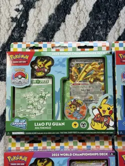 NEW Release Lot Of 4 Pokemon 2025 World Championship 2 Deck Set Factory Sealed - Image 5