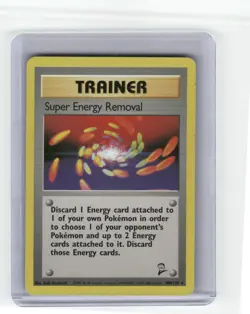 Super Energy Removal Base Set 2 Rare Pokemon Near Mint or Better - Image 1
