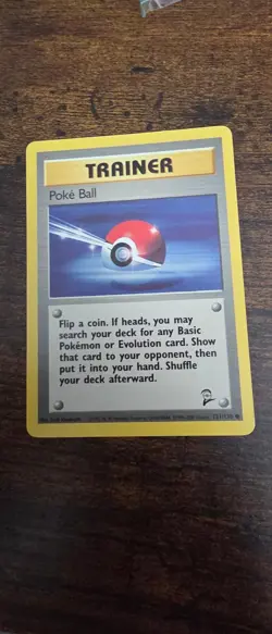 Poke Ball 121/130 Common Base Set 2 Pokemon Near Mint - Image 1