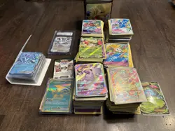 Pokemon TCG Mixed Lot Tin Full Art Holo/Foil English Suicune ex Mewtwo V - Image 2