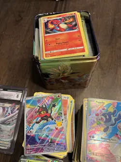 Pokemon TCG Mixed Lot Tin Full Art Holo/Foil English Suicune ex Mewtwo V - Image 3