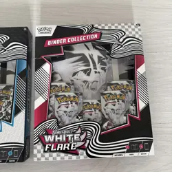 Pokemon Black Bolt & White Flare Binder Collection Boxes - Factory Sealed - Image 3