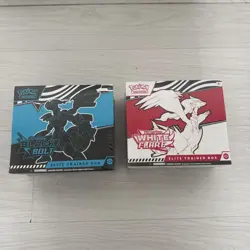 Pokemon TCG Black Bolt and White Flare Elite Trainer Box ETB Bundle - Image 1