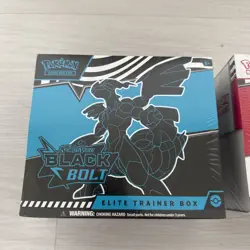 Pokemon TCG Black Bolt and White Flare Elite Trainer Box ETB Bundle - Image 2