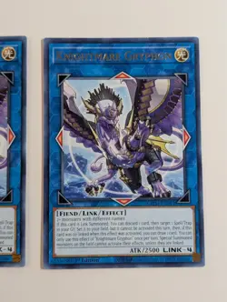 Yugioh TCG - 2x Knightmare Gryphon - GEIM-EN041 - NM + LP - 1st Edition Rare - Image 5
