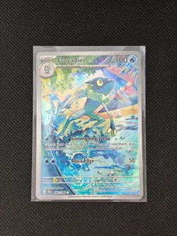 POKEMON - FROGADIER 089/086 - CHAOS RISING - ILLUSTRATION RARE - Image 1