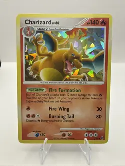 Pokemon TCG Platinum Arceus Charizard 1/99 Cracked Ice Holo - Image 1