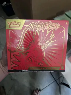 Pokemon Scarlet and Violet Base Elite Trainer Box Koraidon ETB Factory Sealed - Image 1