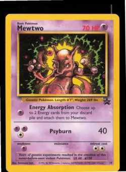 Mewtwo 14 Promo Wizards Black Star Promos Pokemon Near Mint - Image 1