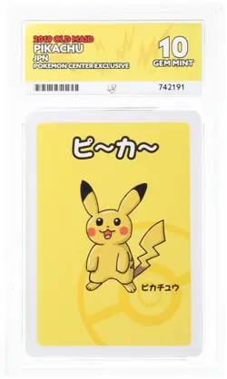 ACE 10 Pikachu 2019 Old Maid Pokemon Center Exclusive JP - Image 1