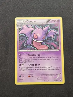 Pokemon TCG Gengar 60/162 Theme Deck Exclusive Non-Holo Rare NM - Image 1