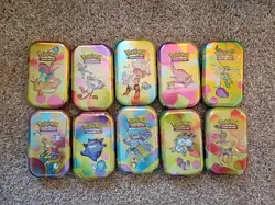 Pokemon TCG 151 Mini Tin Collection 10 Pack - Image 1