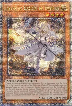 Dogmatika Ecclesia, the Virtuous - RA01-EN020 Quarter Century Secret Rare Yugioh - Image 1