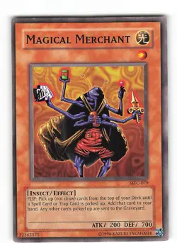 Yugioh MAGISCHER HANDLER , MFC-079 Common englisch Excellent - Image 1