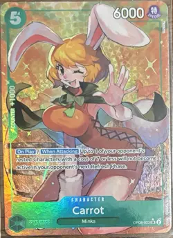 One Piece CCG Carrot OP08-023 SR Parallel Art Two Legends English Edition - Image 1