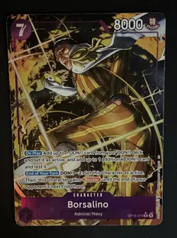 Borsalino OP16-073 English Alt Art One Piece Time of Battle OP-16 NM+ - Image 1