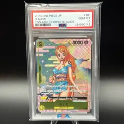 2024 One Piece O-Nami OP06 - #101 Japanese 2nd Anniversary Complete Guide PSA 10 - Image 1