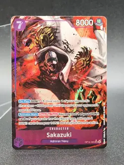 Sakazuki Alt Art OP16-065 One Piece The Time Of Battle English - Image 1