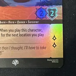 Elsa Concerned Sister 215/204 Epic Holo Winterspell Disney Lorcana NM Frozen - Image 4