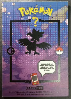 MURKROW- POKEMON JOHTO CARDS TOP POKEDEX CCG FOIL - Image 2