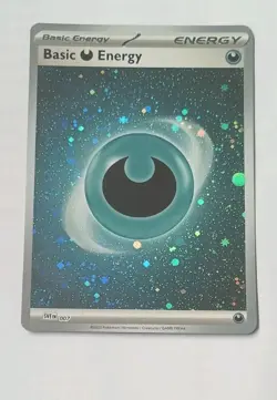4 BASIC ENERGY COSMOS HOLO GALAXY CARDS SWIRLS DARKNESS FIRE PSYCHIC LIGHTNING - Image 5