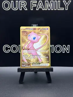 Pokemon TCG Mew EX Holo Card 205/165 Scarlet & Violet 151 Series NM - Image 1