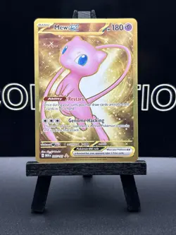 Pokemon TCG Mew EX Holo Card 205/165 Scarlet & Violet 151 Series NM - Image 2