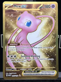 Pokemon TCG Mew EX Holo Card 205/165 Scarlet & Violet 151 Series NM - Image 3