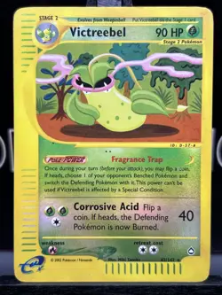 Victreebel 42/147 Aquapolis E Reader Series Reverse Holo Rare Pokemon Card LP - Image 3