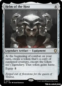 Helm of the Host MTG Commander: Bloomburrow Rare NM Pck Fresh - Image 1