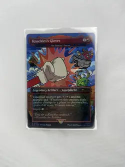 Knuckles's Gloves - The Reaver Cleaver (Rainbow Foil) Secret Lair Drop Foil - Image 1