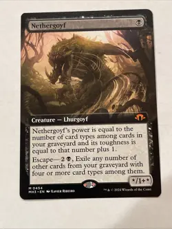 Nethergoyf Extended Art Modern Horizons 3 #454 Mythic - Image 1
